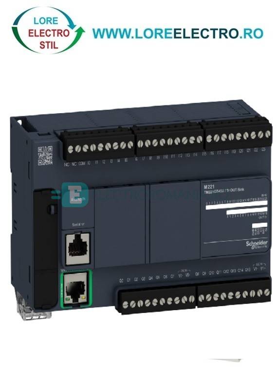 TM221CE40U AUTOMAT PROGRAMABIL MODICON M221 CU 40 LOGIC I/O, Iesire 16 ...