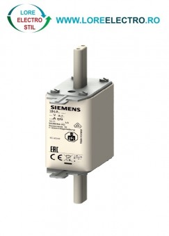  3NA3107 Siguranta fuzibila Siemens MPR 20A grupa NH1, tensiune 500V AC / 440V DC, curba Ardere gG,