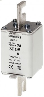 3NE1230-3 siguranta fuzibila ultrarapida MPR 315A Siemens, curba gR, Gupa NH 1, 690V ac,250VDC, prindere cu suruburi
