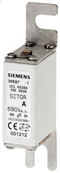 3NE8701-1 siguranta fuzibila ultrarapida MPR Siemens 32A clasa gR Gr 000, Prindere cu Suruburi
