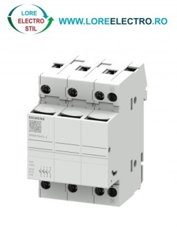3NW7063-2, SOCLU PENTRU SIGURANTA FUZIBILA SIEMENS SENTRON, 10X38 MM, 3 P+N, CURENT NOMINAL 32 A