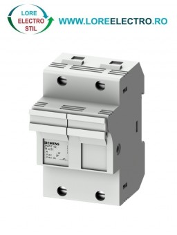 3NW7121, SOCLU PENTRU SIGURANTA FUZIBILA SIEMENS SENTRON, DIMENSIUNE 14X51 MM, 2P, CURENT NOMINAL 50 A