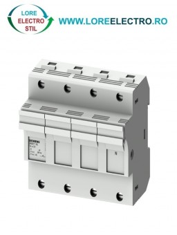 3NW7161, SOCLU PENTRU SIGURANTA FUZIBILA SIEMENS SENTRON, DIMENSIUNE 14X51 MM, 3P+N, CURENT NOMINAL 50 A