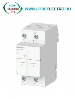 3NW7324, SOCLU PENTRU SIGURANTA FUZIBILA SIEMENS SENTRON, CU INDICATOR LED, DIMENSIUNE 8X32 MM, 2P, CURENT NOMINAL 20 A