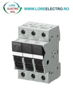 3NW7533-0HG, SOCLU PENTRU SIGURANTA FUZIBILA SIEMENS SENTRON, CLASS CC, 3P, CURENT NOMINAL 30 A