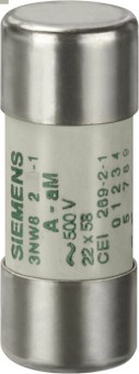 3NW8217-1 siguranta fuzibila cilindrica SIEMENS 40A dimensiuni 22x58