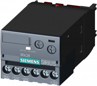 3RA2814-1AW10 AUXILIAR CONTATORI   S00-S0  24....240V   AC-DC  1CO  OFF-Delay