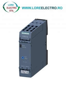 3RN2011-2BA30, RELEU DE PROTECTIE CU TERMISTOR SIEMENS SIRIUS, 2 CO, ALIMENTARE 24 V AC/DC, CONEXIUNE PUSH-IN / ARC