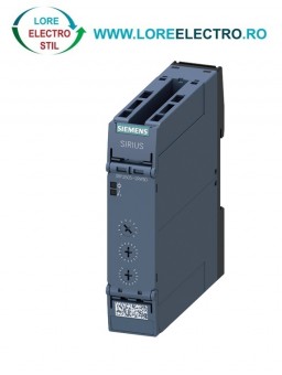 3RP2505-2RW30, RELEU DE TIMP MULTIFUNCTIONAL SIEMENS SIRIUS, TENSIUNE 24 - 240 V AC/DC, 2CO, 0,05 S - 100 H