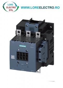 3RT1054-6AF36 contactor Siemens 115A 55KW 400V tensiune bobina 110V ac / dc, cu prindere Surub, 2NO+2NC, S6