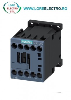 3RT2018-2AF01 Contactor 16A, 7,5KW / 400 V, SIEMENS Sirius bobina 110V ac, Auxiliar 1NO, Clema Arc (CAGE CLAMP)