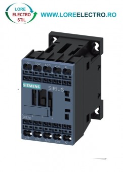3RT2018-2BB42 Contactor 16A, 7,5KW / 400 V, SIEMENS Sirius bobina 24V DC, Auxiliar 1NC, Clema Arc (CAGE CLAMP)
