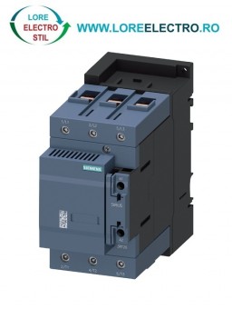 3RT2645-1AP03 CONTACTOR BATERIE CONDENSATORI 75KVAR SIEMENS, 3 POLI, PUTERE APARENTA 25 ... 75KVAR, TENSIUNE BOBINA 230V AC, AUX 1NO+1NC, S3