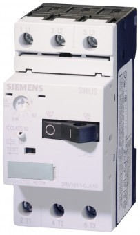 3RV1011-1AA10, Motorstarter , Disjunctor P 0,55KW, 3RV1011-1AA10, Ir 1,1A ... 1,6A