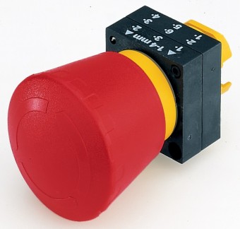 3SB3000-1HA20 cap buton ciuperca SIEMENS cu blocare mecanica 40mm diametru
