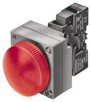3SB3644-6BA20 lampa semnalizare rosie metalica SIEMENS cu led 24V