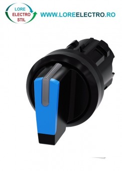 3SU1002-2BM50-0AA0 cap cheie comanda 3 pozitii 1 - 0- 2 cu revenire culoare Albastru Siemens Sirius Act 22MM,