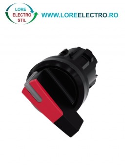 3SU1002-2CF20-0AA0, ACTUATOR COMUTATOR ROTATIV ILUMINAT SIEMENS SIRIUS, DIAMETRU DE 22 MM, ROSU, CU 2 POZITII O-I, CU RETINERE