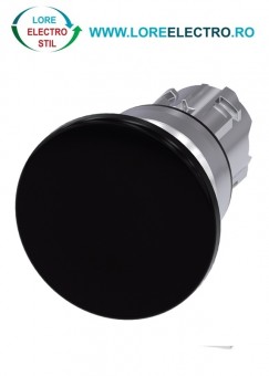 3SU1050-1BD10-0AA0 CAP CIUPERCA NEAGRA 40MM CU REVENIRE SUPORT METAL, SIEMENS SIRIUS ACT 22MM,