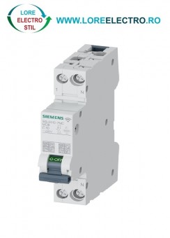 5SL6010-7MC SIGURANTA AUTOMATA MCCB CU RFID 10A, 1P+N INTR-UN MODUL, CURBA C, SIEMENS,