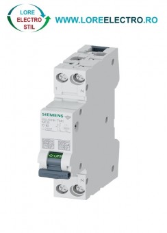 5SL6016-7MC SIGURANTA AUTOMATA MCCB CU RFID 16A, 1P+N INTR-UN MODUL, CURBA C, SIEMENS,