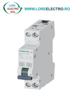 5SL6020-7MC SIGURANTA AUTOMATA MCCB CU RFID 20A, 1P+N INTR-UN MODUL, CURBA C, SIEMENS,
