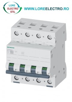 5SL6402-7 SIGURANTA AUTOMATA 2A 4 POLI, 400 V AC 6KA CURBA C, SIEMENS,