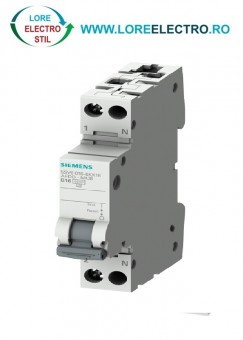 5SV6016-6KK16 Siguranta Automata combinata cu AFDD 16 A Impotriva Incendiilor, Siemens, 230 V, 1P+N, 1 modul, Curba B,
