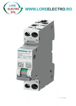 5SV6016-6MC06 SIGURANTA AUTOMATA AFDD SI MCCB CU RFID 6A, 1P+N INTR-UN MODUL, CURBA B, SIEMENS,