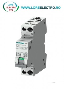 5SV6016-6MC16 SIGURANTA AUTOMATA AFDD SI MCCB CU RFID 16A, 1P+N INTR-UN MODUL, CURBA B, SIEMENS,