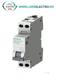  5SV6016-7KK20 Siguranta Automata combinata cu AFDD 20 A impotriva Incendiilor, Siemens, 230 V, 1P+N, 1 modul, Curba C,