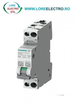 5SV6016-7MC06 SIGURANTA AUTOMATA AFDD SI MCCB CU RFID 6A, 1P+N INTR-UN MODUL, CURBA C, SIEMENS,