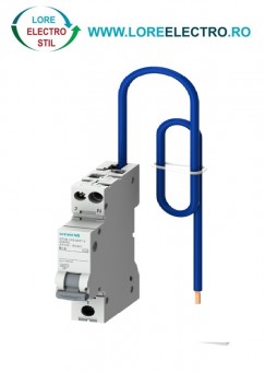 5SV6316-7KP25 siguranta Siemens combinata AFDD si RCBO 1P+N, curba C, 25A, 30mA, siguranta diferentiala cu AFDD