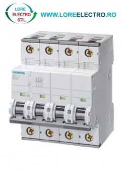  5SY7425-7 SIGURANTA AUTOMATA SIEMENS 25A 4 POLI 400 V AC, CURBA C, 15KA,