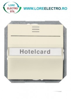 5TG4824 ECONOMIZOR CAMERA HOTEL CU CARTELA SI LED CULOARE CREM SIEMENS DELTA LINE