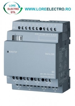6ED1055-1FB10-0BA2 Modul digital de extensie 8DI 8DO pentru Releu inteligent 230V Logo 8 Siemens, LOGO! DM16 230R Exp. mod. 4 MW, 8DI/8DO