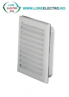 8MR6400-5GV45 GRILA VENTILATIE RACIRE TABLOURI, PENTRU ASPIRARE AER 250X250MM CU DECUPAJ 223X223MM, ADANCIME 32MM, IP54, RAL 7035, SIEMENS