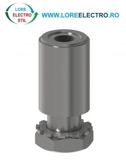 8WD4208-0EH, ADAPTOR PENTRU MONTAJ PE O SINGURA GAURA SIEMENS SIRIUS, FILET M18 CU PIULITA, PENTRU COLOANE CU DIAMETRU 50 MM, PLASTIC