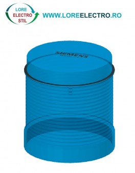8WD4420-0CF element ALBASTRU pentru coloana semnalizare CU LED INTEGRAT 24V AC / DC, iluminat INTERMITENT, tensiune alimentare 24V, diametru 70mm, Siemens,