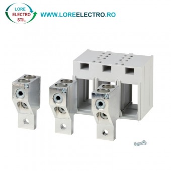 NZM3-XKA2 CLEMA TUNEL PENTRU CONECTARE 2 CABLURI IN INTRERUPATOR 3 POLI TIP USOL EATON 630A- LZMC3, NZMN3,