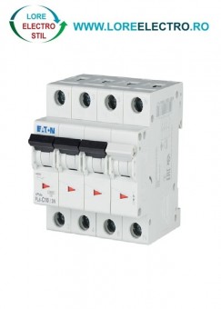 PL6-C10/3N, Siguranta automata trifazata tripolara 3P+N 10A, EATON curba c 6kA