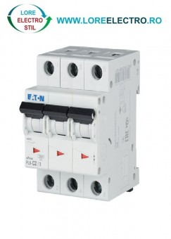 PL6-C2/3, Siguranta automata trifazata tripolara 2A, EATON curba c 6kA