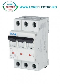 PL6-C4/3, Siguranta automata trifazata tripolara 4A, EATON curba c 6kA