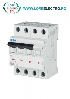 PL6-C63/3N, Siguranta automata trifazata tripolara 3P+N 63A, EATON curba c 6kA
