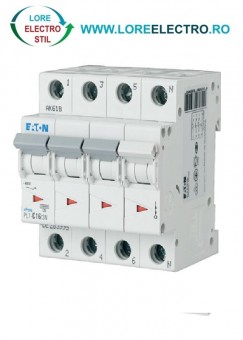 PL7-C16/3N, Siguranta automata TRIFAZATA, 3P+N, 16A, Moeller EATON 10KA, curba C