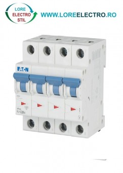 PL7-C20/4, Siguranta automata Tetrapolara, 4P, 20A, Moeller EATON 10KA, curba C