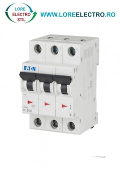 PL7-C40/3, Siguranta automata TRIFAZATA, 3P, 40A, Moeller EATON 10KA, Curba C
