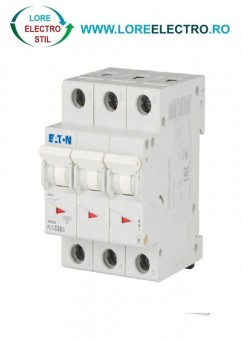 PL7-C50/3, Siguranta automata TRIFAZATA, 3P, 50A, Moeller EATON 10KA, curba C