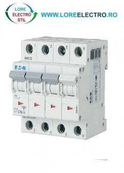 PL7-C6/3N, Siguranta automata TRIFAZATA, 3P+N, 6A, Moeller EATON, 10KA, curba C