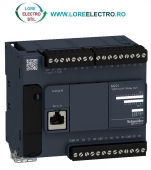 TM221C24R AUTOMAT PROGRAMABIL MODICON M221 CU 24 LOGIC I/O, TENSIUNE ALIMENTARE 110V .. 230V, SCHNEIDER ELECTRIC
